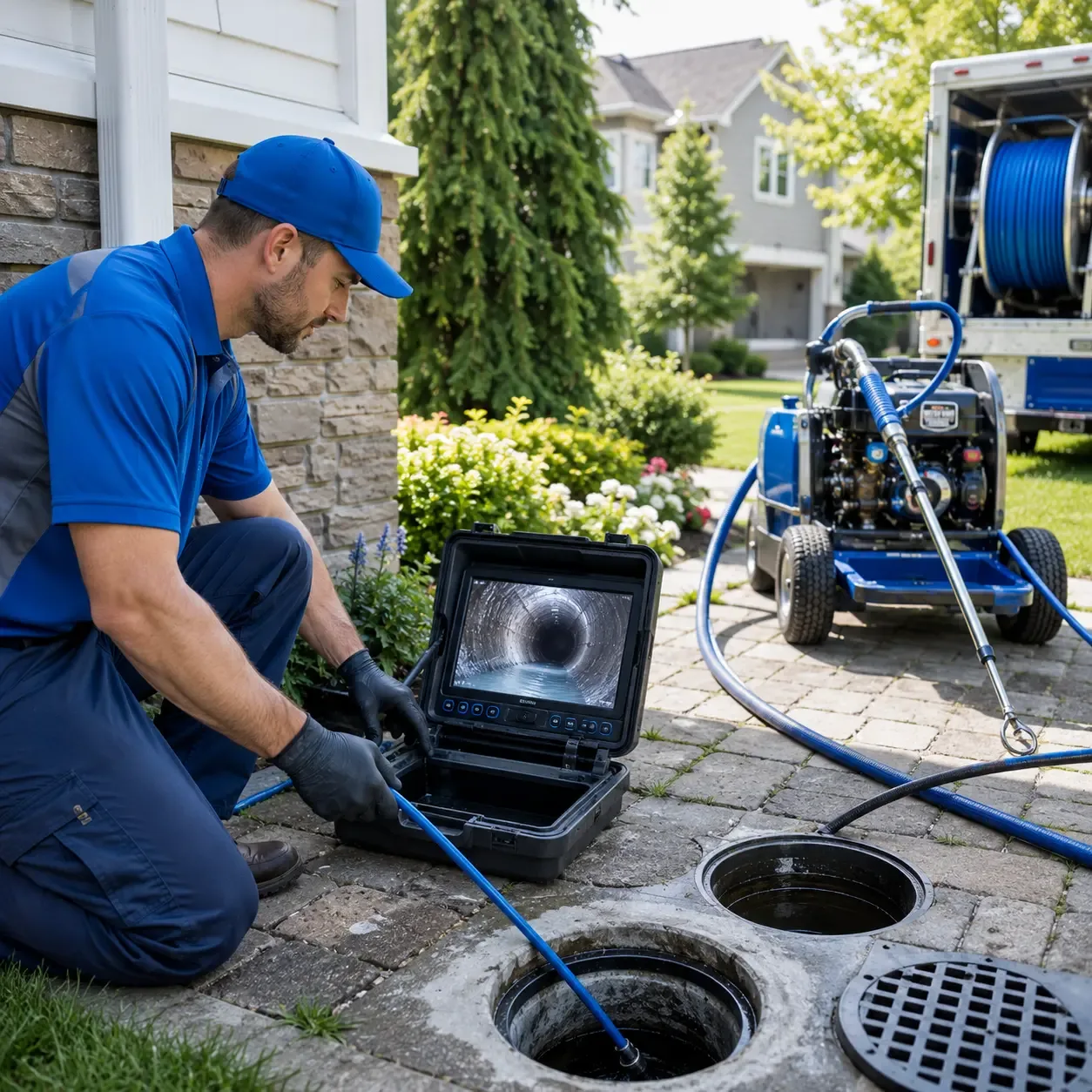 Outdoor drain cleaning professionals serving Stony Point, NC